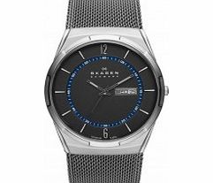 Skagen Mens Aktiv Grey Mesh Titanium Watch