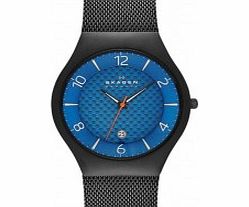 Skagen Mens Grenen Titanium Mesh Watch