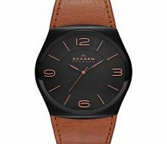 Skagen Mens Perspektiv Black and Brown Watch