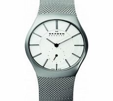 Skagen Mens Silver Steel Watch