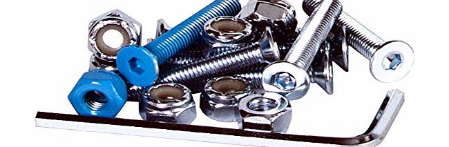 Skateboarding (PEG) PEG Longboard amp; Skateboard Hardware - 31mm Bolts and Nuts   Allen Key Tool Included