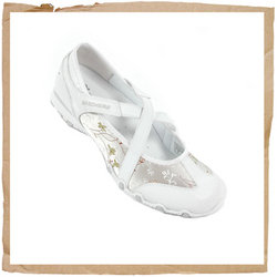 Skechers Bikers Waterlily White