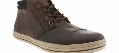 Skechers Brown Define Mid Trainers