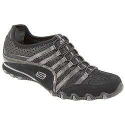 Skechers Female Ske800 Leather/Textile Upper Textile Lining in Black Multi