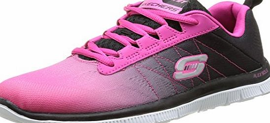 Skechers Flex Appeal - New Arrival, Womens Trainers, Hot Pink/Black, 5 UK