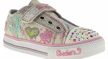 Skechers kids skechers multi shuffle brite wing girls