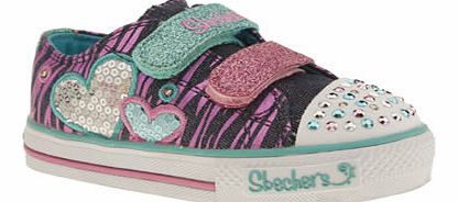 Skechers kids skechers multi shuffle tripple time girls