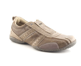 Skechers Leather Slip On Shoe