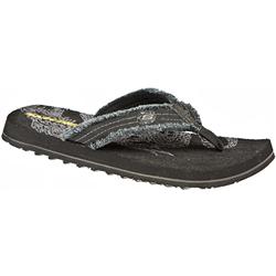 Skechers Male SKE11TANTRIC Textile Upper Textile/Other Lining Sandals in Black, Brown