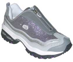 Skechers SKECH E2 GLITTER MESH ZIP