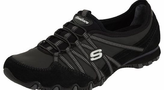 Skechers USA Womens Bikers - Dream-Come-True Low-Top Trainers 21140 Black/Charcoal 6 UK, 39 EU