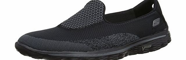 Skechers Womens Go Walk 2 Blink Athletic and Outdoor Sandals 13964 Black/Grey 7 UK, 40 EU