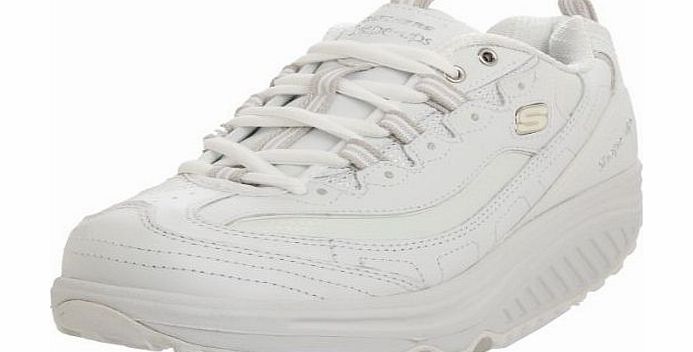 Skechers Womens Shape Ups Metabolize White/Silver Training Shoe 11800 5.5 UK