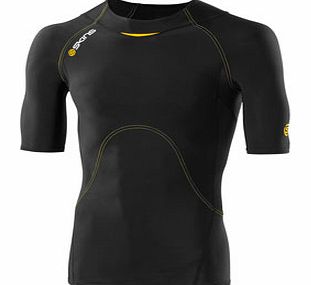 A400 Series Compression S/S Top Black