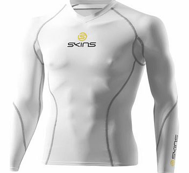  Compression LS Top White / Grey