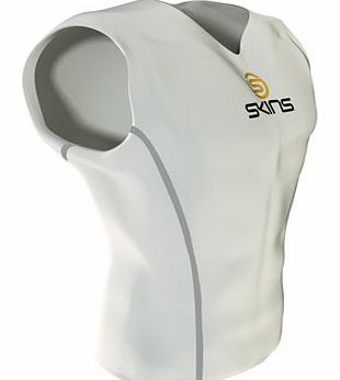  Compression Sleeveless Top White