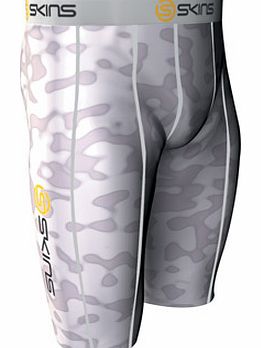  Half Compression Tights White Camo