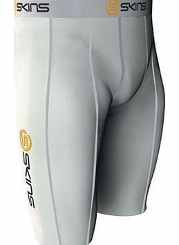  Half Compression Tights White Kids