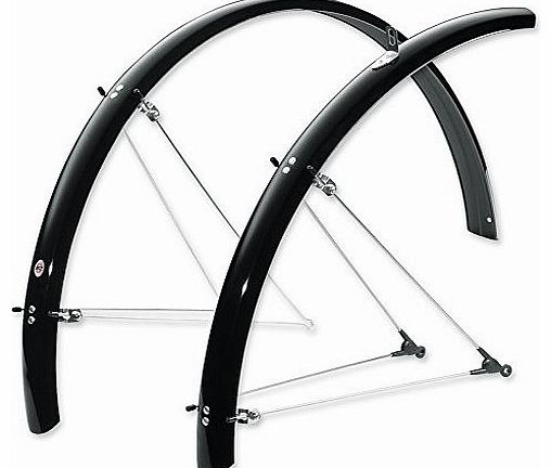 Sks 700C Full Length Mudguard Set 45Mm Black