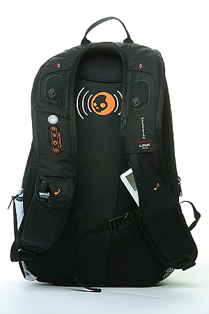 Link Street Skate Backpack - Black/Camo