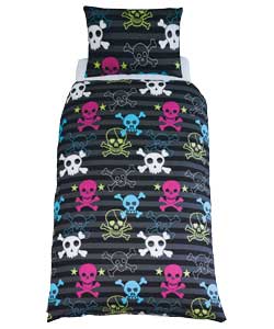 Skulls Duvet Cover Set - Single