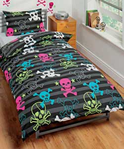 Skulls Duvet Set - Single