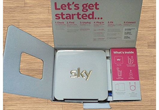 SKY HUB SR101-Z WIRELESS INTERNET BROADBAND ROUTER WHITE BRAND NEW WITH BOX