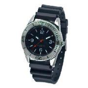 Mens Resin Strap Watch