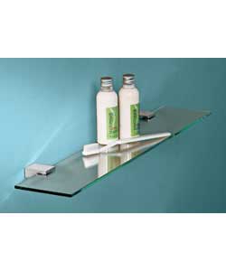 Sleek Glass Shelf