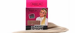 Sleep-In Rollers Straight Ponytail Blonde