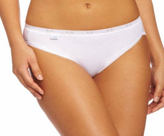 Sloggi Basic Tai 3 Pack Womens Briefs White Size 14