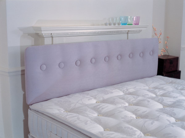 Bloc Buttoned Headboard Double