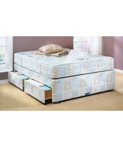Love2Sleep Seabreeze Double 4 Drawer Divan