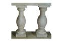 Balustrading Base Pillar: L140mm W140mm H450mm - Natural Cream Stone