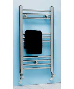 Small Chrome Heated Towel Rail