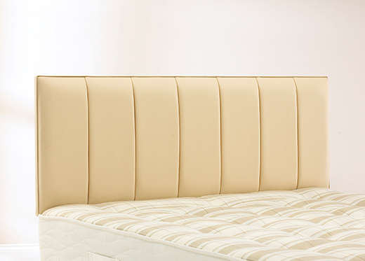 small Double Columbia Headboard - Cream