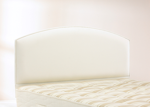 Double Malibu Headboard - White