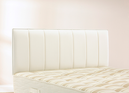 small Single Columbia Headboard - White