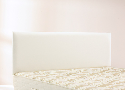 small Single Newark Headboard - White