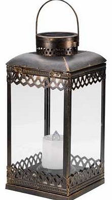 Smart Solar Tangier Lantern Outdoor Light - Bronze