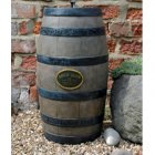 Smart Solar Whiskey Barrel Garden Ornament