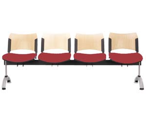 Smart wood 50/50 4 beam seating