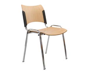 Smart wood side chair