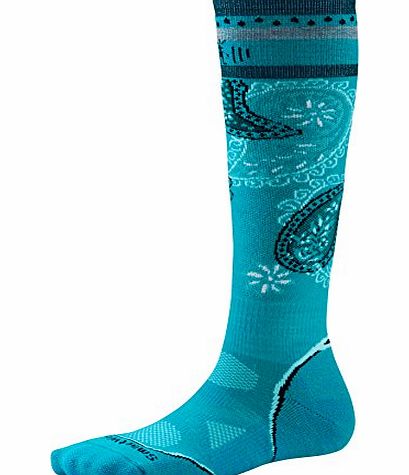 Smartwool Womens PhD Ski Light Pattern Sock - Capri, Small (2-4.5)