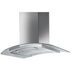 Smeg 90cm Curved Glass Island Hood