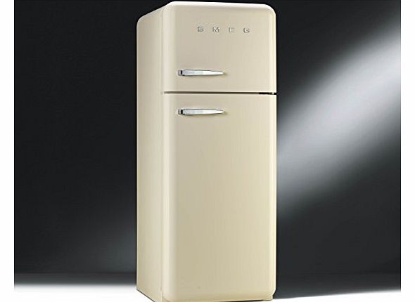 Smeg FAB30RFC Fifties Style Right Hand Hinge Top Mount Freestanding Fridge Freezer - Cream