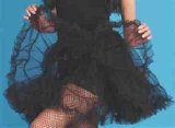 Smiffys Black 50s Rock n Roll net underskirt