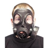 SMIFFYS GAS MASK/CHEMICAL WARFARE MENS HALLOWEEN FANCY DRESS