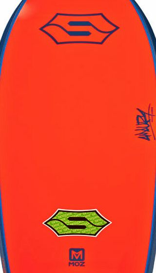 Sniper MOZ Next PP Bodyboard - Deep Sea/ Fluro Red