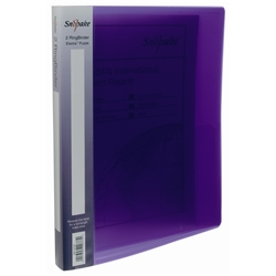 Electra Ring Binders A4 Purple 10161